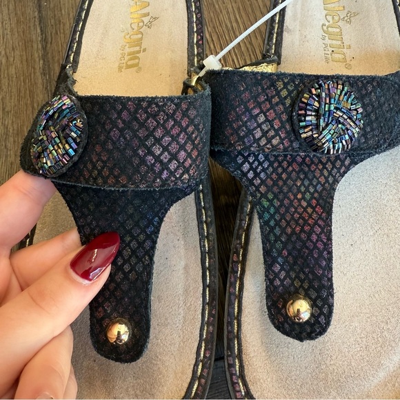 Mermaid scale Alegria sandals - Picture 2 of 6